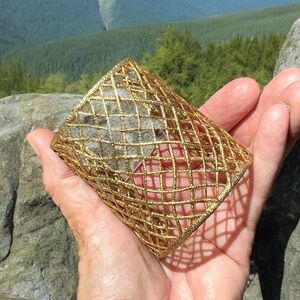 🌺Alexis Bittar Gold Lattice Cuff Bracelet